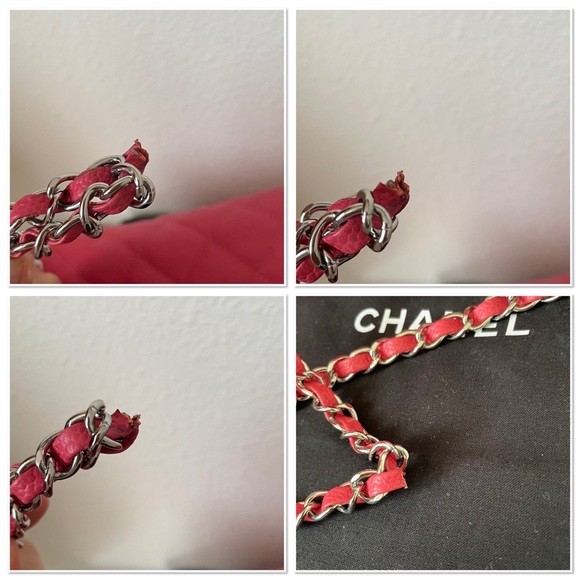 Chanel pink caviar small east flap - Picture 12 of 17